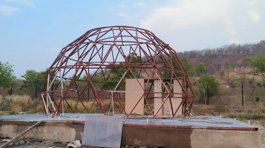 Dome interior panoramic view